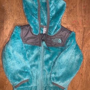 3-6 Month Teal North Face Fleece